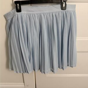 Light Blue Pleated Women’s Skirt